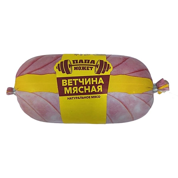 Колбаса "Папа Может" Ветчина, мясная 400 г.